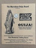 A Ouija Advertisement From 1919, Perfect For Framing¡­ 5 X 6¡­ Copy Model