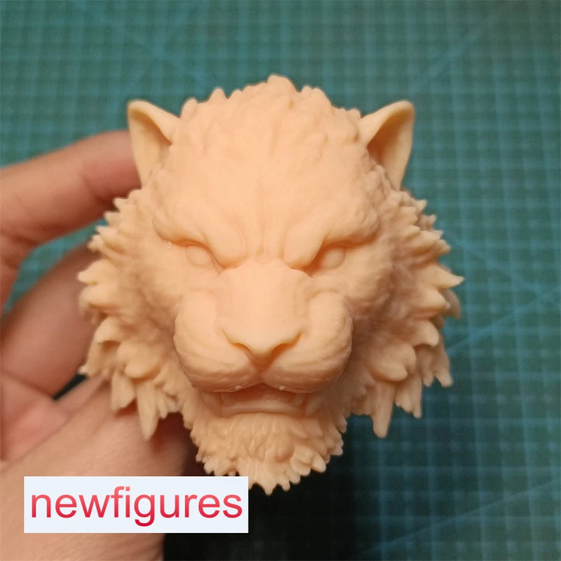 1/6 1/12 1/18 Tiger Animal Head Fit 12" 6" 3.75" Male Action Figure Body A2350 Model