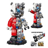 Mechanical Violent Bear Robot Art Toy Building Blocks DIY Model Toys 1400+PCS Model