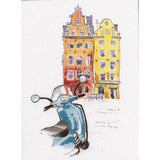 RTO stamped Satin Stitch Kit "Paint by Threads" DT-M014, 15x21 cm, DIY Model