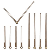 5 Set Wooden DIY Clock Hands, Replacement Clock Hands Kit Craft for 14" Clock Model
