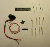 1/18 Flashing LED Police Lightbar Kit Do It Yourself - Motormax Welly Universal Model