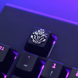 Anime OverLord Ainz Ooal Gown Emblem Keycaps R4 For MX Axis Mechanical Keyboard Model