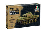 Italeri 25752 1/56 Scale Military Model Kit WWII Sd.Kfz.171 Panther V Ausf.A Model