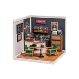 Rolife Super Creator Daily Inspiration Cafe Plastic DIY Miniature House Kit Model