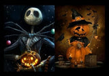 Halloween Lot Jack Skellington DIY 5D Diamond Painting Kit Cute Pumpkin Witch Model