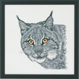 Permin counted cross stitch kit "Los in grey", 37x37cm, DIY, 90-4113 Model