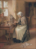 Needlework Crafts Full Embroidery Counted Cross Stitch Kits - Trimming the Wicks Model