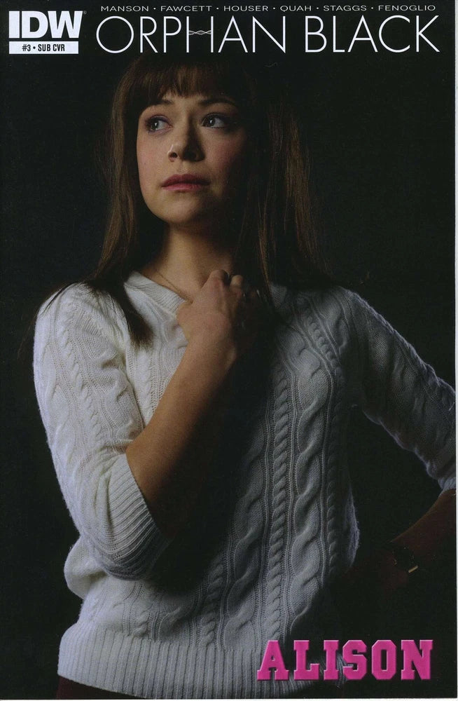 Orphan Black #3A VF; IDW | Alison Tatiana Maslany Photo Cover Sub - w/Bag+Board Model