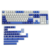 Blue White Cherry Profile GMK EvilEye Keycap Copy PBT Dye Subs Keycap Set Model