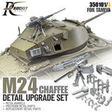 ROCKIT 350101S 1/35 M24 Chaffee Tank Upgrade Set Premium Ver.(For Tamiya 35391) Model