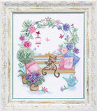DIY Counted Cross Stitch Kit "Date" 9.3x11.2 in / 23.5x28.5 cm Model