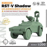 MRY-SFW SS200960 1/200 Military Model Kit US RST-V Shadow Armoured Vehicle Model