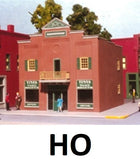 HO Scale - Town Bank, BUILDING KIT, by Smalltown USA, 699-6000 Model