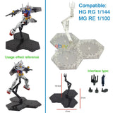 For Bandai Gundam Model Gunpla MG RE 1/100 HG RG 1/144 Action Base Display Stand Model