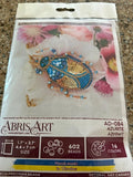 DIY Jewelry Making Beading kit Gold bug Brooch Bead Embroidery Pin Needlepoint Model