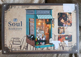 BNIB Soul Bookstore DIY Book Nook Wooden Kit By RICFURPET Model
