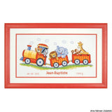 Vervaco Counted cross stitch kit Safari train, DIY Model