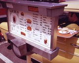 A&W Drive In Restaurant Menu Board New York 8x10 PHOTO 1973 Model
