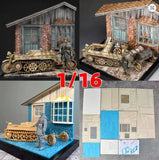Diorama 1/16 Scale Kit Single Family Home Model