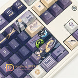 Zenless Zone Zero Hugo Vlad PBT Keycap Side Engraved Cherry MX 133Key For Keypad Model