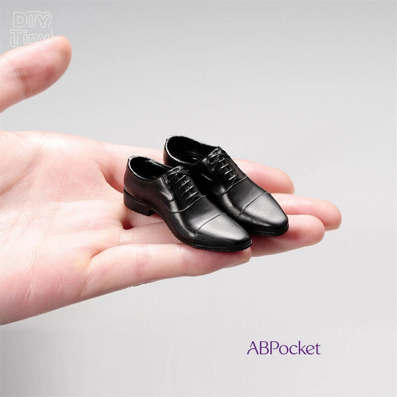Action Figure Model Props 12" 1/6 Warrior Male Black Shoes Accessories Cool Model