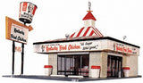 Life-Like Trains HO Scale Building Kits - Kentucky Fried Chicken Drive-In, Inten Model