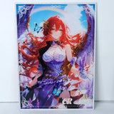 Himeko Rainbow Oversized Waifu Card Premium A4 Wall Art Board 11" x 8.5" Model