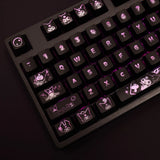 Kuromii Keycaps Set 104 Keys Cherry Profile PBT Cute Anime Black Backlit OEM Model