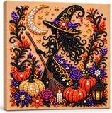 and Diamond Art Kits for Adults, Halloween Decor, Framed Model
