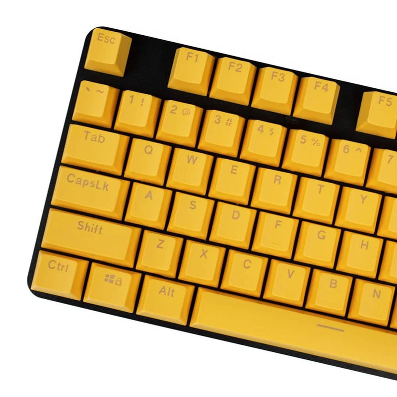 OEM Profile Translucent Mixable Keycaps - Yellow Model