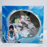 Spirited Away Chihiro and Haku Dragon Figure Miyazaki Anime Statue Collectible Model