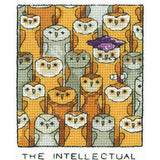 Heritage counted cross stitch kit Aida "The Intellectual", SHTL1437-A, 9x11,5cm, Model