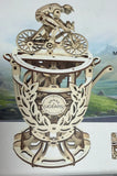 Ugears Mechanical Wooden Model Automaton Cyclist  NEW Model