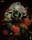 Battle Beast Statue / 3D Resin Figure / Hand Painted Fan Made Collectible for Co Model