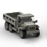 MOC WW2 Military Truck Building Block Model Kit Toy Gift Model