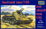 UM-MT Models 1/72 Soviet Soviet T-90 ANTI-AIRCRAFT TANK Model