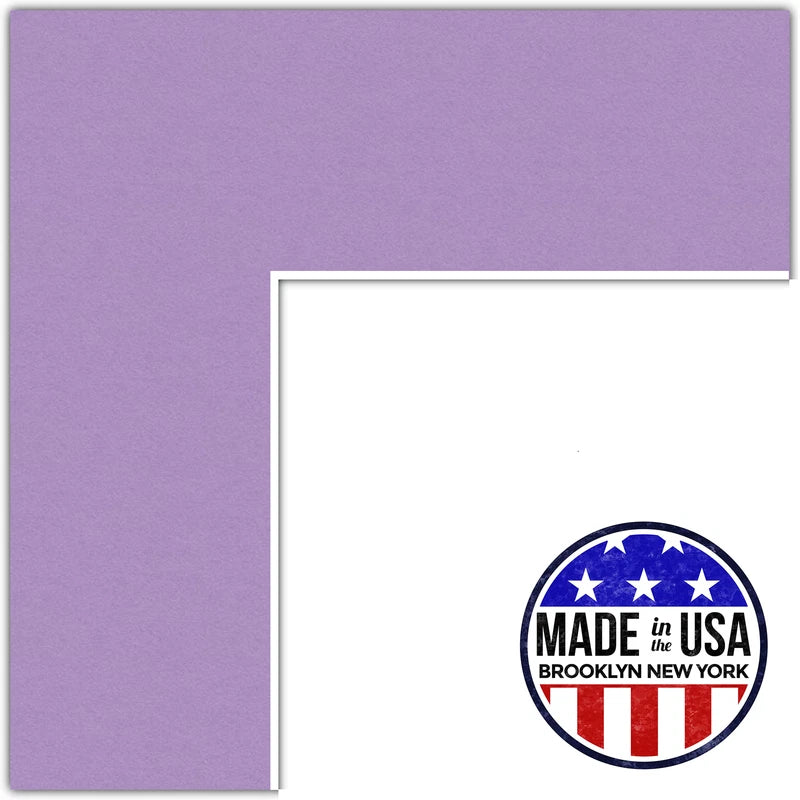 ArtToFrames Custom Pink Lavender Mist Picture Photo Frame Mat Matting Board LG Model