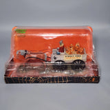 LEMAX Spooky Town Pumpkin Wagon Horse Scarecrow Halloween Decor Figurine 2015 Model