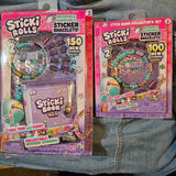 New Sticki Rolls Bracelets &Activity Book 150 Kawaii Stickers 15 Mystery Rolls Model