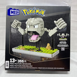 Mega Bloks Pokemon Mini Motion Geodude Building Set 355 Pieces New Open Box Model