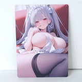 Shimanto Azur Neko Bed Time Waifu Card Anime Girl Wall Art Oversized Board A5 Model