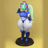 1/24 Belle Robot Junity Grey Resin Figurine Toy Unpainted GK Doll Unassembled Model
