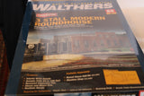 HO Scale Walthers, 3-Stall Modern Roundhouse Kit, #933-2900 BN Sealed Model