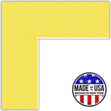 ArtToFrames Custom Yellow Canary Picture Photo Frame Mat Matting Board SM Model