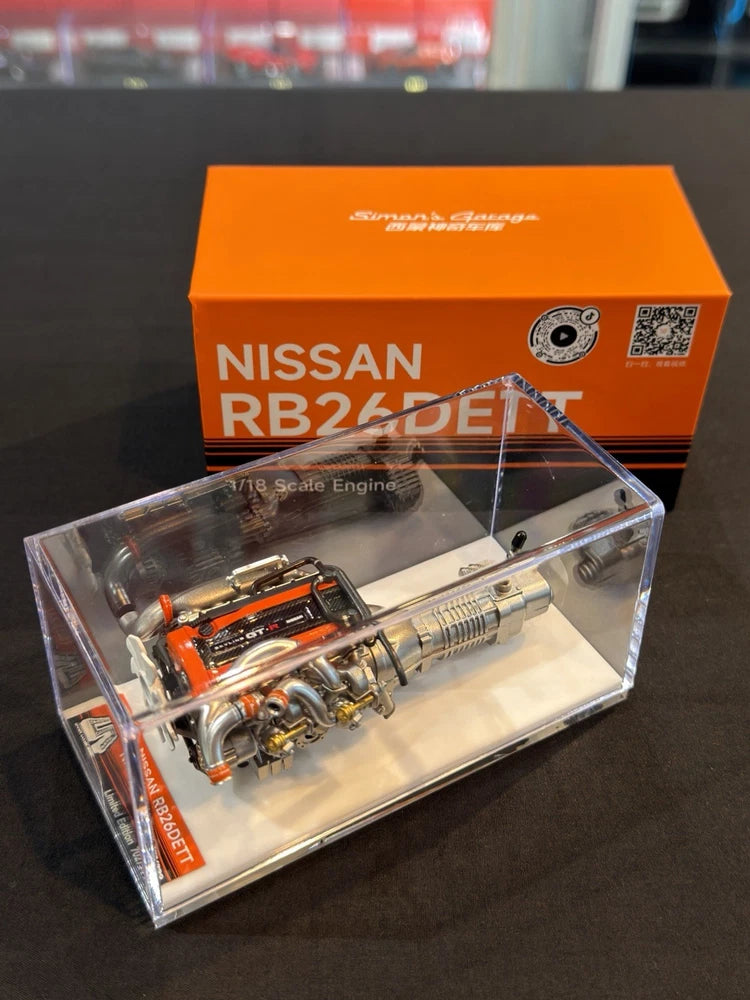 Simon's Garage 1/18 Nissan Skyline GT-R RB26DETT Engine Display Model Model
