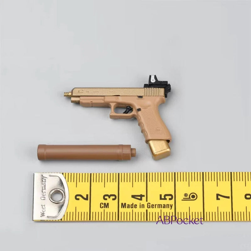 Warrior Fierce Male Soldier Gun Weapon Figure Model Fits 12" Action Body 1/6 Model