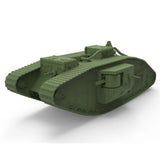 MRY-SFW SS372 1/200/350700 Model Great Britain Machine Mark V, Male Heavy Tanks Model