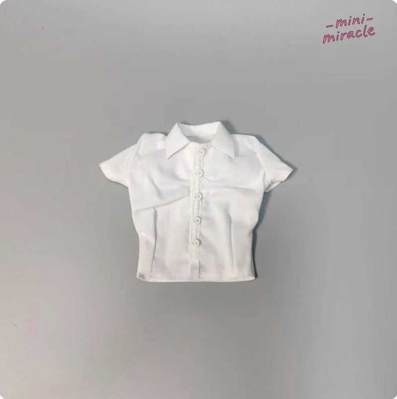 Office Lady Blouse Shirt Model Fit for 1/6 12" Action Figure Unique Model