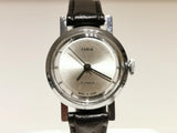 VINTAGE RARE BEAUTIFUL LADIES CHROMED SKELETON MECHANICAL WATCH "ZARYA" Model